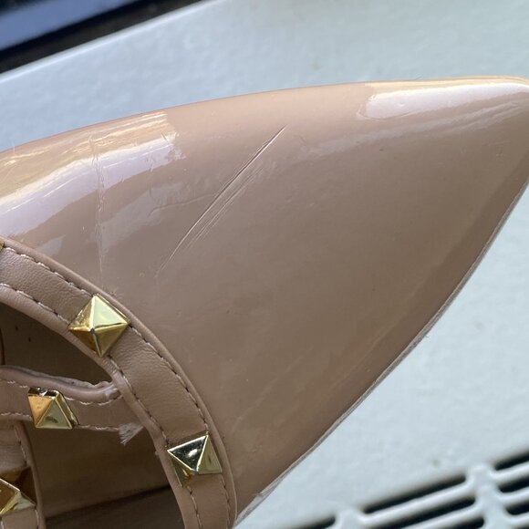 Catherine Malandrino Pink and Gold Sexy Heels - Picture 10 of 10